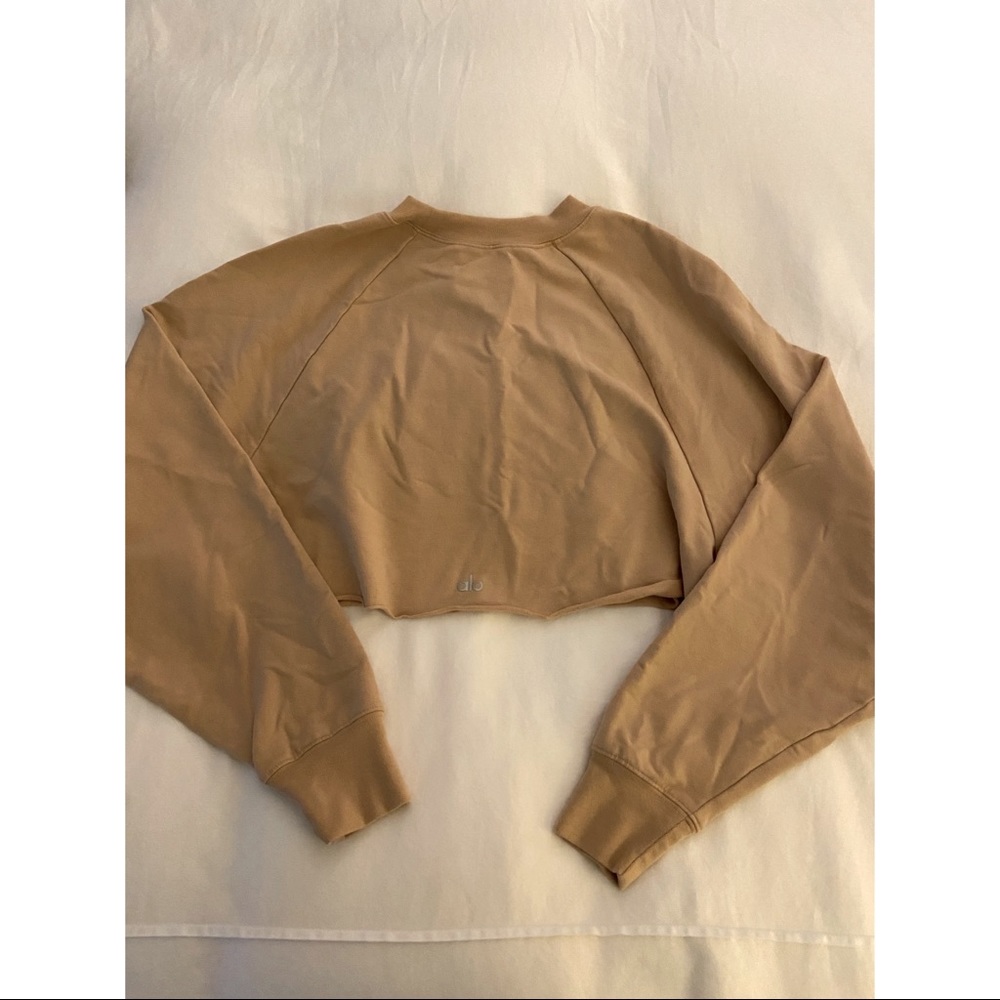 Alo yoga cropped sweatshirt